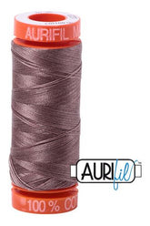 Aurifil Mako 50wt Cotton 200 m 220 yd. spool - 6731 Tiramisu